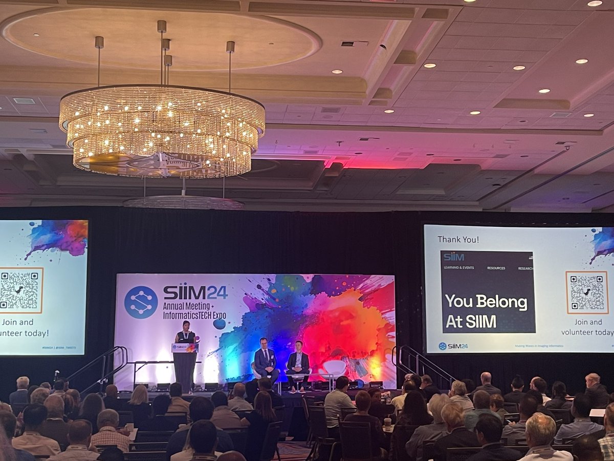 mindyLyang's tweet image. Good morning to my favorite conference #SIIM24 #OpeningSession @SIIM_Tweets