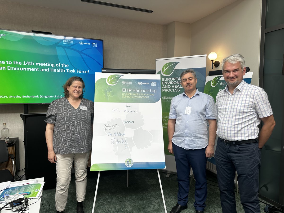 WHO_Europe's tweet photo. 🍃 Two 🆕partnerships were launched during the European Environment and Health Process (EHP) Partnerships at the European Environment and Health Task Force 14th meeting in Utrecht 🇳🇱 to drive #EnvironmentandHealth action.
https://t.co/iJMhiBFnj5
@rivm https://t.co/xeBpdrUfce