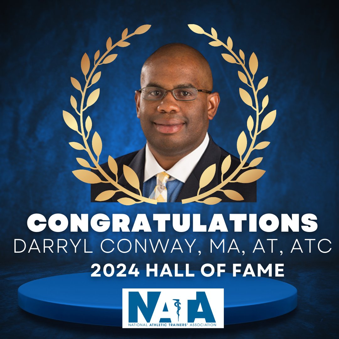 🎉 Huge congratulations to center member Darryl Conway (<a href="/dcatc1/">DARRYL CONWAY</a>) on being inducted into the National Athletic Trainers' Association Hall of Fame! Your dedication and contributions to athletic training are truly inspiring. 🏆👏 (Learn more about Darryl: myumi.ch/bErmj)