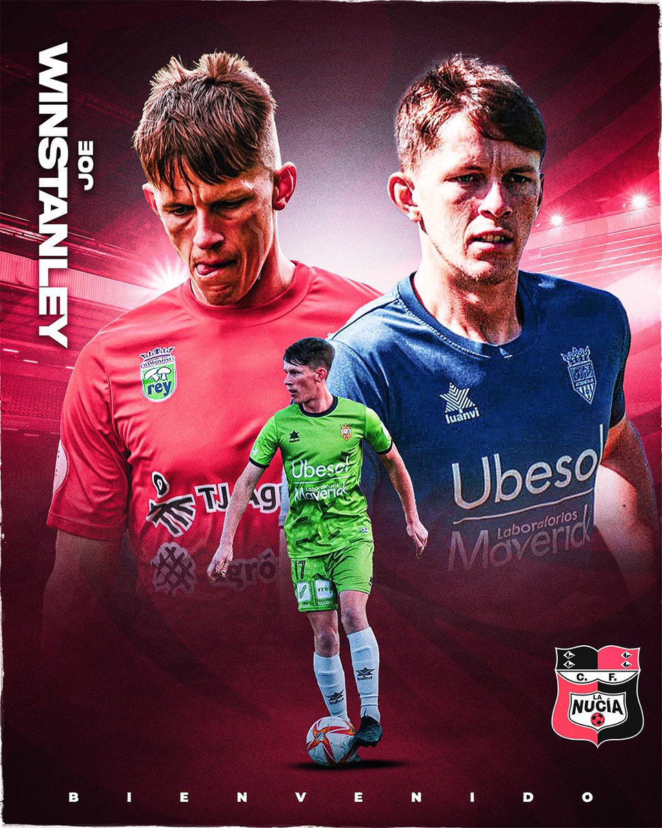 🔴🅒🅕🅛🅝🔴

𝗖𝗢𝗠𝗨𝗡𝗜𝗖𝗔𝗗𝗢 𝗢𝗙𝗜𝗖𝗜𝗔𝗟 | <a href="/AlanWinstanley4/">Alan Winstanley</a> nuevo fichaje del <a href="/cfnucia/">CF La Nucía</a>. 🖊

El extremo izquierdo de 25 años, jugador del <a href="/cdquintanardrey/">CD Quintanar del Rey</a> la pasada temporada, se une al proyecto nuciero. 🤝

#BienvenidoWinstanley 🆕

#JuguemosAlRojo ♥️

#ADNucía 🧬