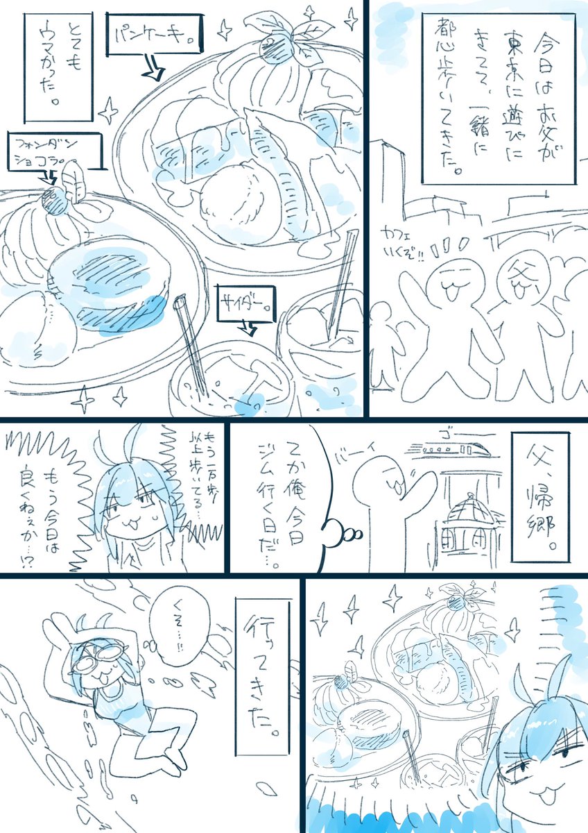 今日はジム164回目。足ほてってたので、歩いた後プール入るのは実際ちょっと気持ちよかった。30分くらい泳いできた。  #ねこぐちジム日記