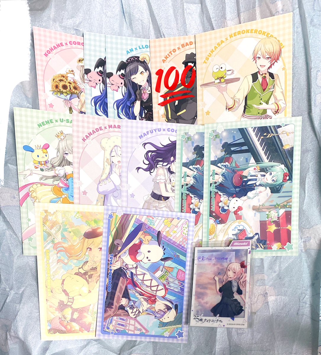 プロセカ サンリオ エピカ 特典 絵名 愛莉 プロセカ 桃井愛莉 ePick