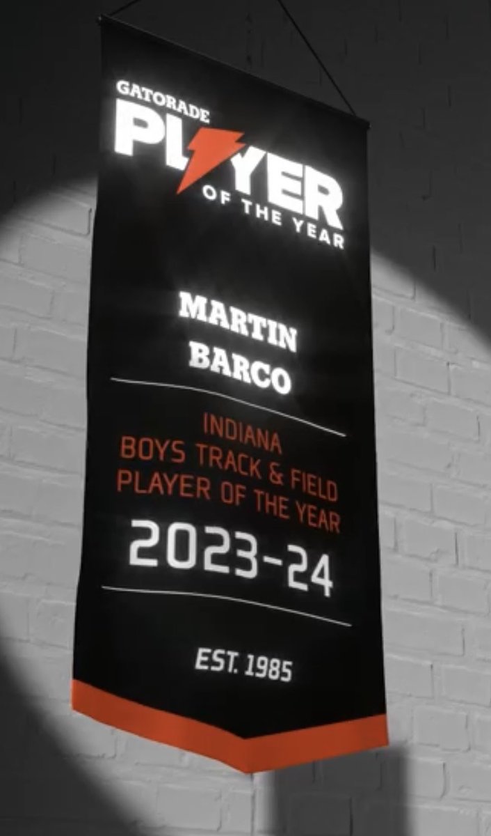 ljmoscrip's tweet photo. Congratulations to Martin Barco, 2024 Gatorade Player of the Year for Indiana Boys Track &amp; Field. @BellCatMHS @ArtesianNation @MSDMartinsville @AwesomeArties https://t.co/GoxCEewQDh