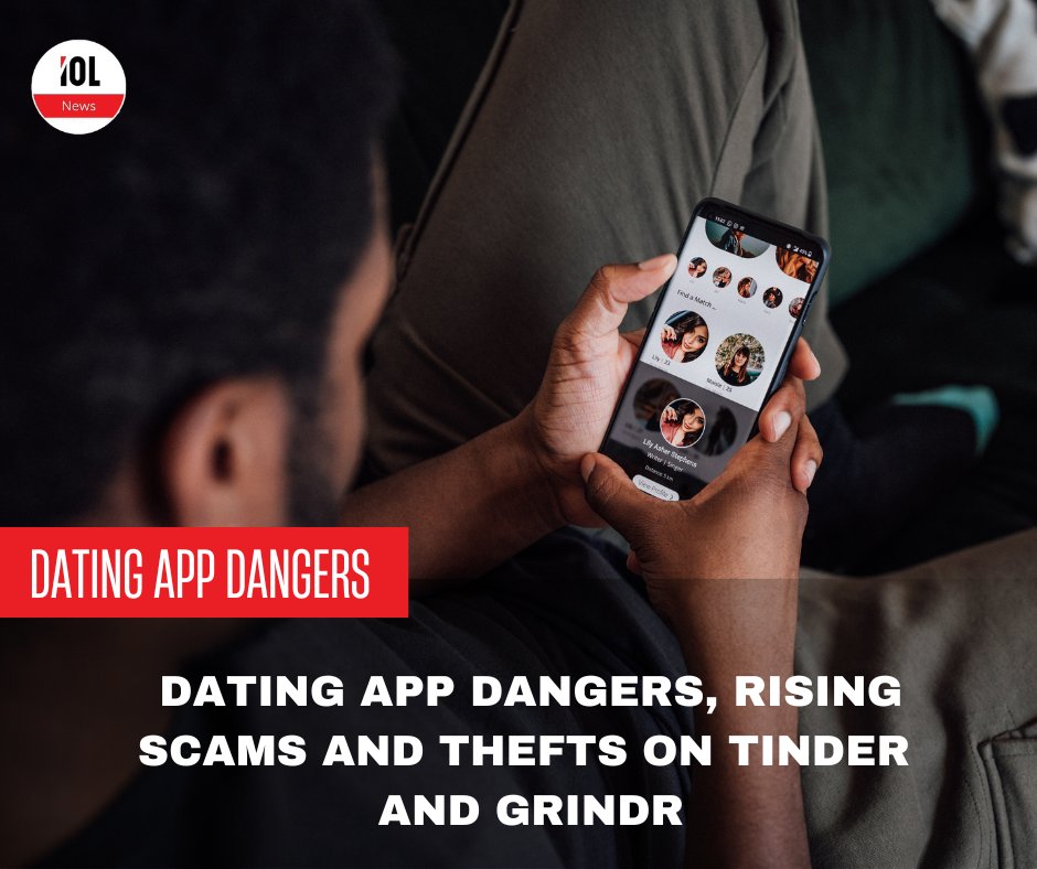 IOL's tweet photo. Dating apps have now become hazardous spaces filled with scammers, swindlers, and criminals. Apps like Tinder, Badoo, and Grindr are no longer safe havens for people to connect, socialise, and form relationships.
#datingapp #scammers #criminals #swindlers #tinder #baboo #grindr 
https://t.co/kAYCtMDhrh
