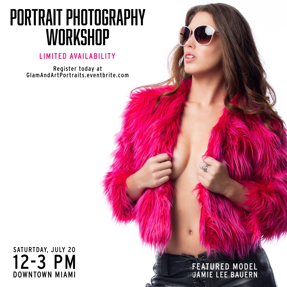 Miami_Sam's tweet image. I will hold two lighting workshops with the amazing @jamieleebauern on July 20 in Miami. There is limited availability, so secure your spot today! miamisamphoto.com/Workshops