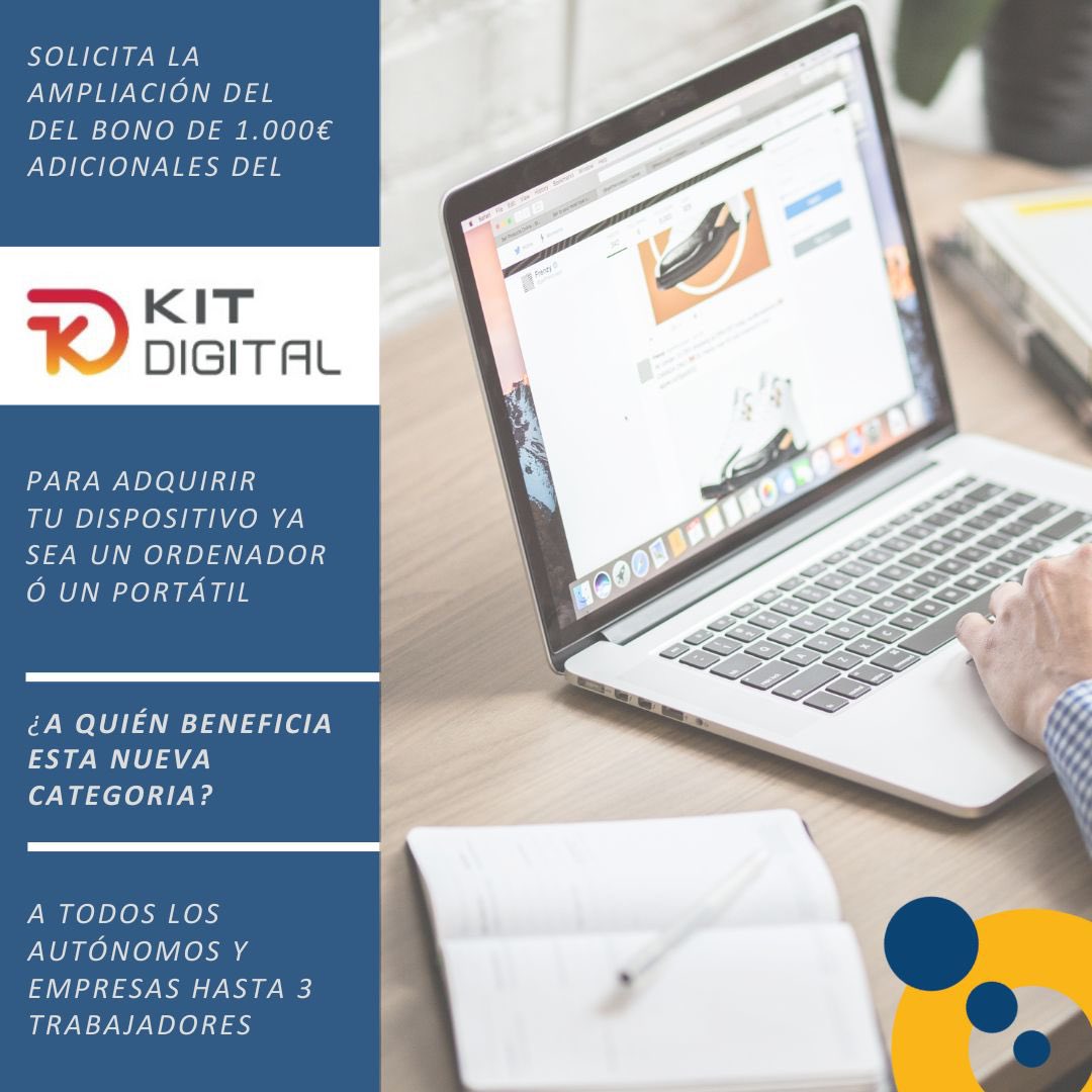 ¡Buenas noticias para microempresas y autónomos/as! 📢

El Programa Kit Digital ha aumentado la ayuda para empresas del segmento III (0 a menos de 3 empleados) de 2.000 a 3.000 euros. las empresas que ya solicitaron la ayuda también pueden
ver más: acelerapyme.es.
