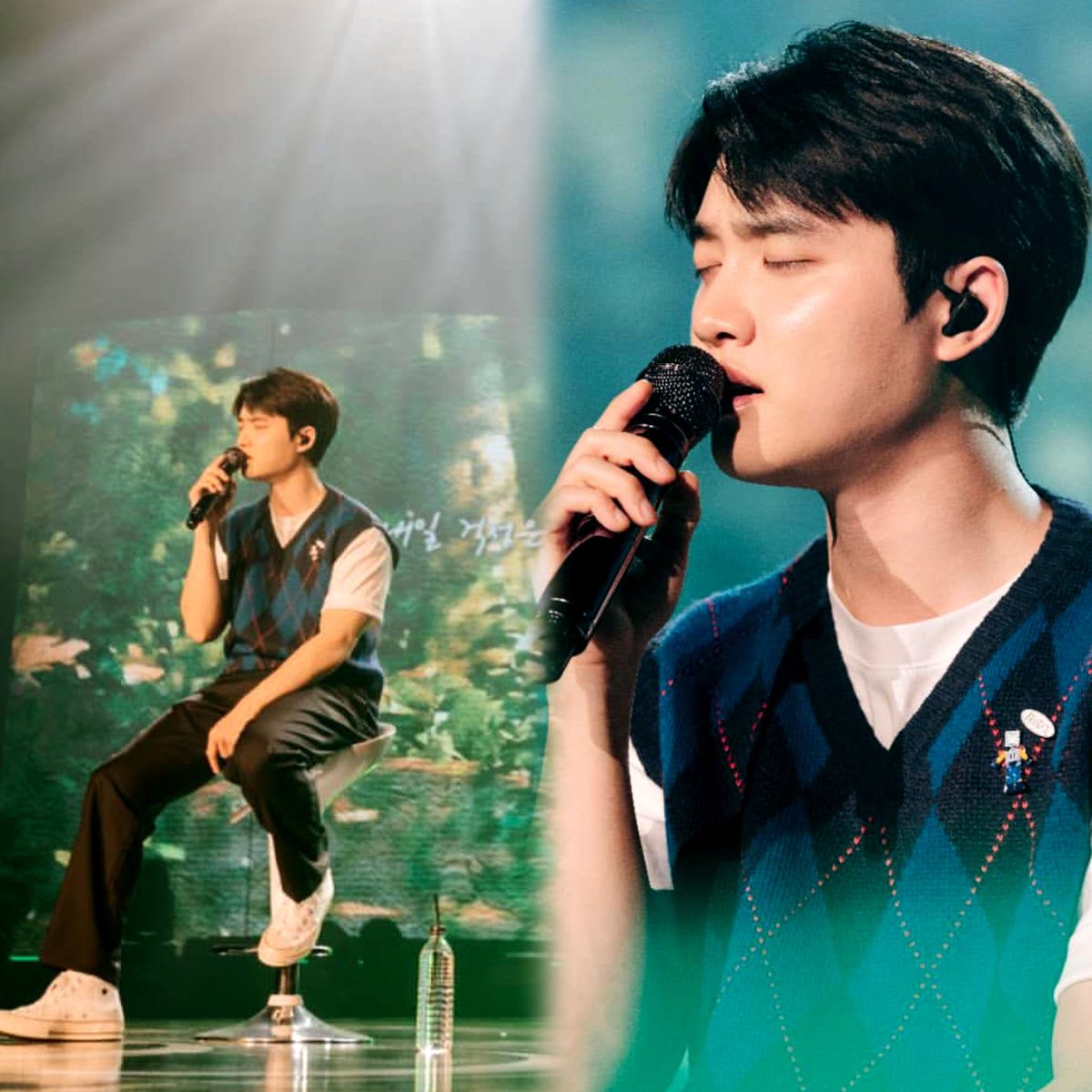 the passion on his face when singing ♡