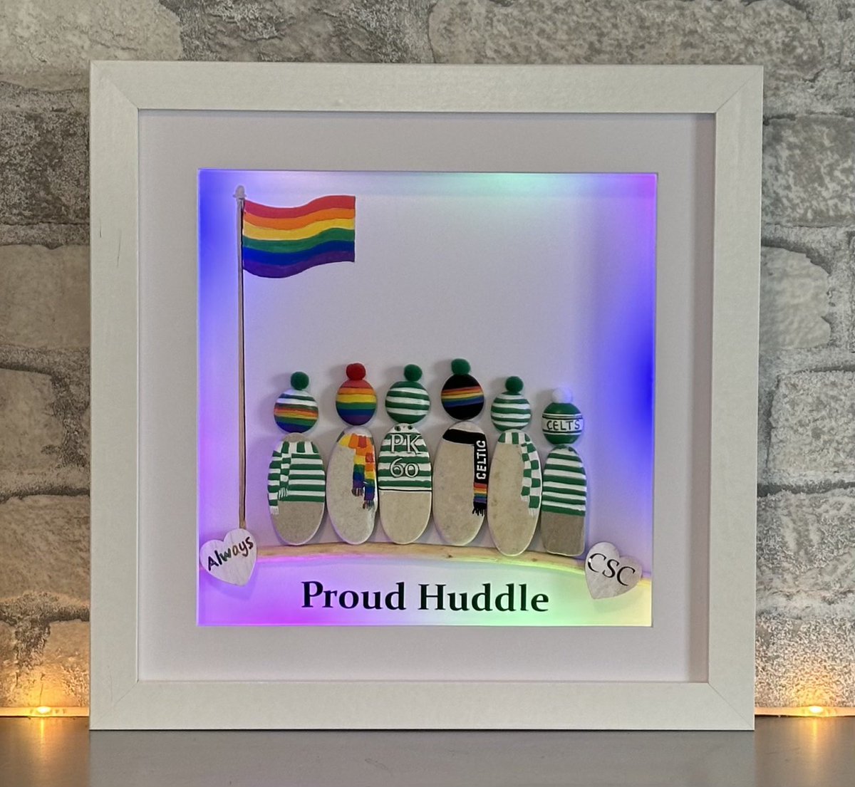 Proud Huddle CSC (@celticcscpride) on Twitter photo Huge Thanks to <a href="/ShackWillow/">The Celtic Family Rocks</a> for making this AMAZING frame for our <a href="/SimoneR64/">🌈🍀Simone Raphael 🍀🌈</a> 60th birthday. Absolute belter! 😍
Rainbow disco lights as well 🏳️🌈🍀 Huge Thanks to <a href="/ShackWillow/">The Celtic Family Rocks</a> for making this AMAZING frame for our <a href="/SimoneR64/">🌈🍀Simone Raphael 🍀🌈</a> 60th birthday. Absolute belter! 😍
Rainbow disco lights as well 🏳️🌈🍀