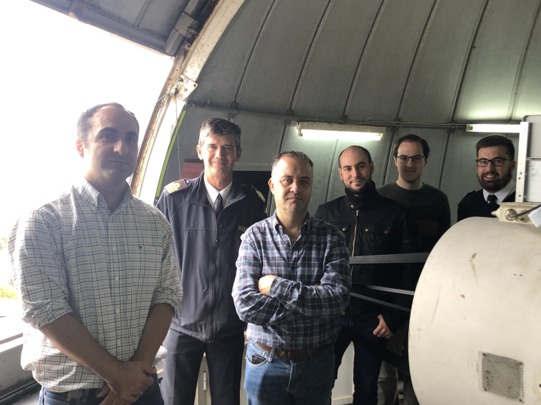 Armada_esp's tweet photo. El Real Instituto y Observatorio de la Armada instala una nueva montura de Estación de Telemetría Láser, marcando la fase final de proyecto #AMELAS, desarrollado por @avs_engineering
Esto mejorará el sistema de Seguimiento y Vigilancia del Espacio Español.

#SomosLaArmada🇪🇸⚓️ https://t.co/OdXpFriCWk