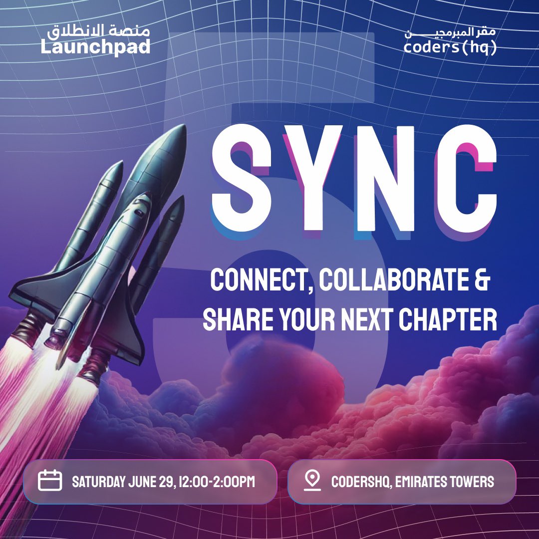 coderslaunchpad's tweet image. 🚀 Ready to elevate your ideas? Connect, collaborate, and share your next chapter with #Launchpad this Saturday at 12pm ✨

#codershq #TechEvent #LPShareYourNextChapter #LPsync #TechCommunity