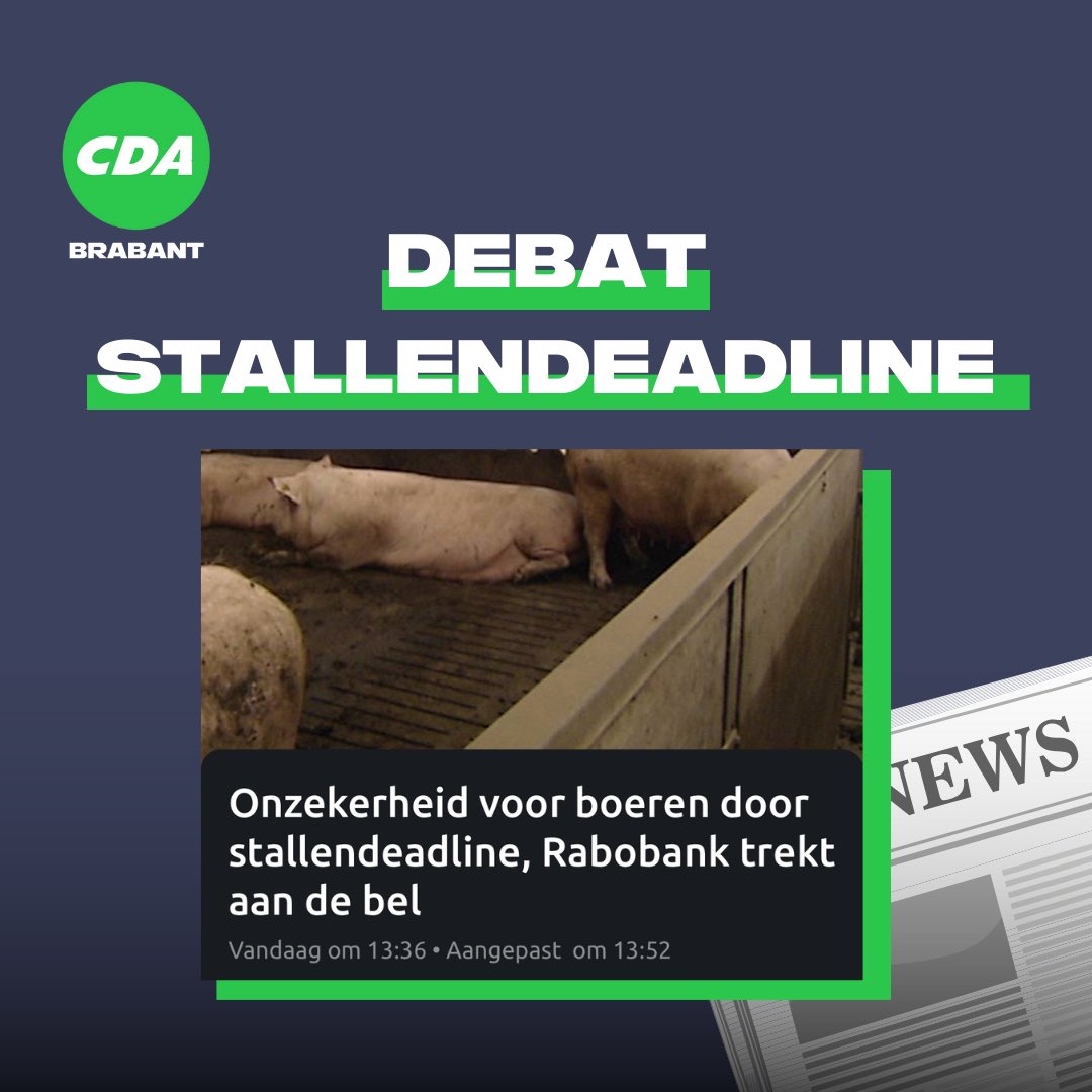 CDABrabant's tweet photo. 💚 In veel gemeenten is de afgelopen weken een motie ingediend om deze deadline van tafel te krijgen, met steun van VVD en PvdA. Het CDA heeft in veel van deze gemeenten deze motie ingediend en Statenlid @tanja_ven vraagt nu in Provinciale Staten om een debat om duidelijkheid. https://t.co/bLUinIsEWJ