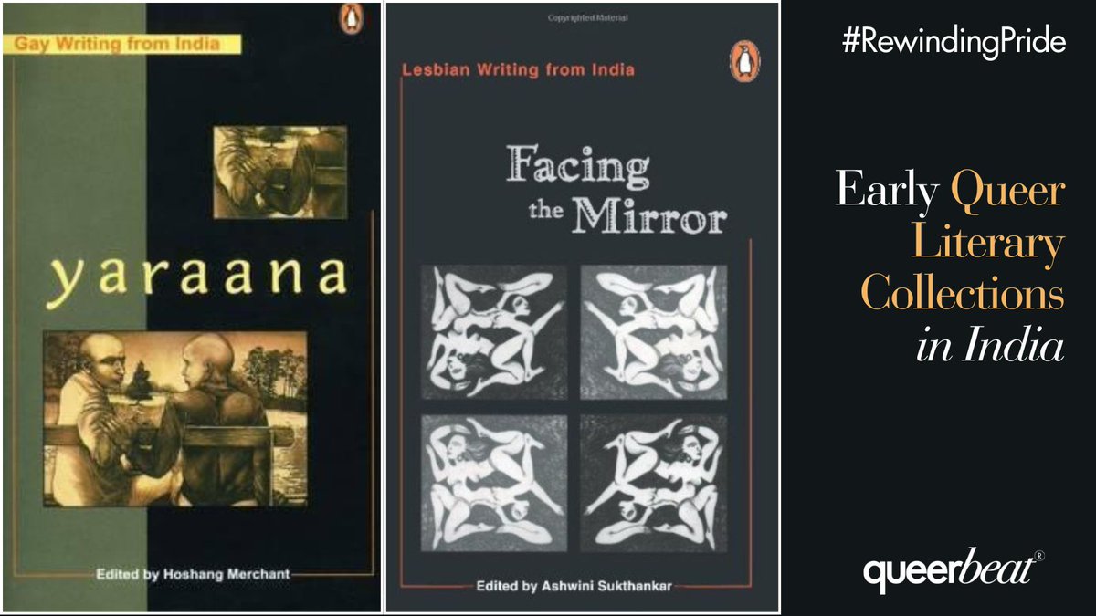 queerbeat_media's tweet photo. In 1999, Penguin Books (now Penguin Random House) published two collections of queer writings in India.
For today’s #RewindingPride, let’s talk about these two books that came to shed light on queer lives and desire. #PrideMonth 1/9 https://t.co/yq27ykOwrS