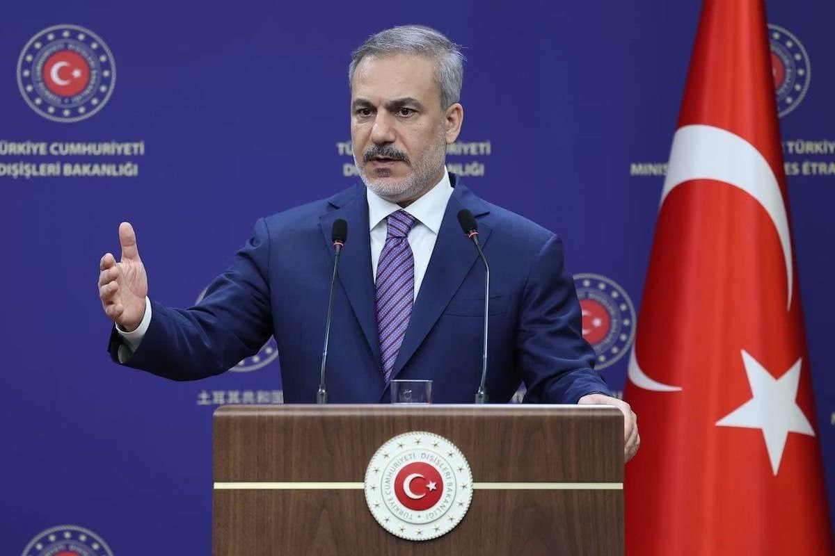 🇹🇷⚠️ #Turkiye Foreign minister #HakanFidan warns of ‘major war’ in the region.
- We are faced with a great danger of expansion (of conflict) here.
- As long as #Israel continues its genocidal #war, this risk will remain.

Read more: t.me/gnntelegram/17…
