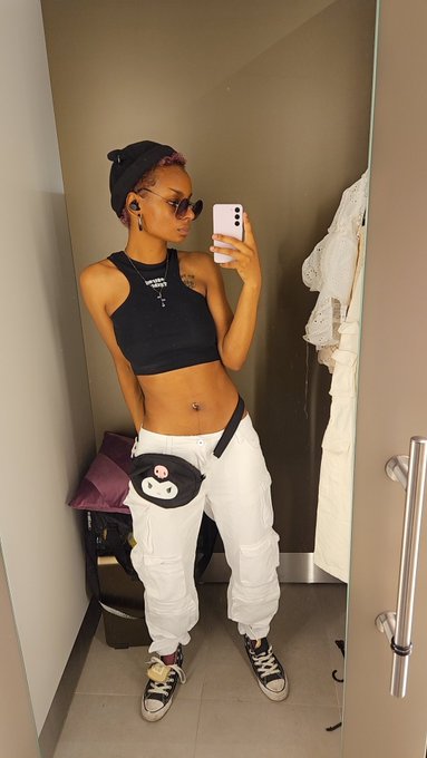 Birthday fit secured!   What are the chances that I find the perfect white cargo pants on sale on my