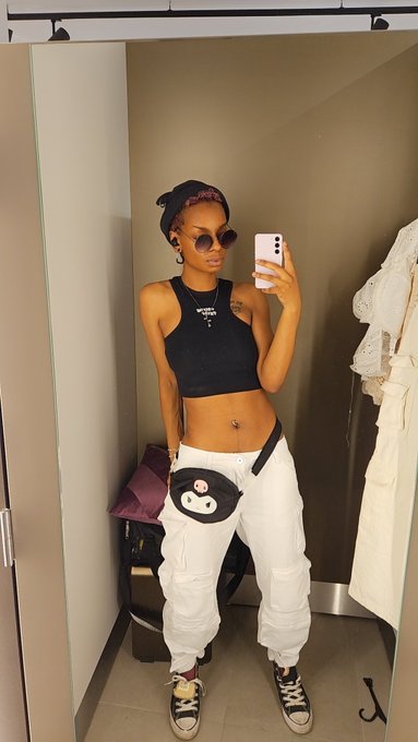 Birthday fit secured!   What are the chances that I find the perfect white cargo pants on sale on my