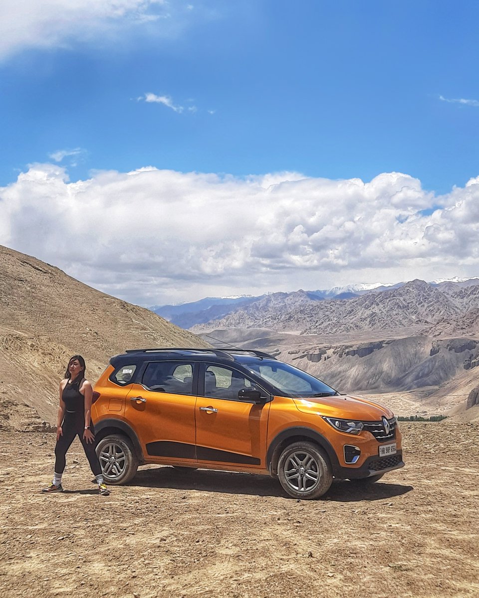 CarWale's tweet photo. Special Feature: This International Yoga Day, we drove the immensely modular Renault Triber to Leh!

Watch 'Reaching For The Sky' on the CarWale YouTube channel now.

#renault #triber #renaulttriber #internationalyogaday #yogaday #reachingforthesky #renaultindia #cwspecialfeature https://t.co/yjKjx9z0Ii