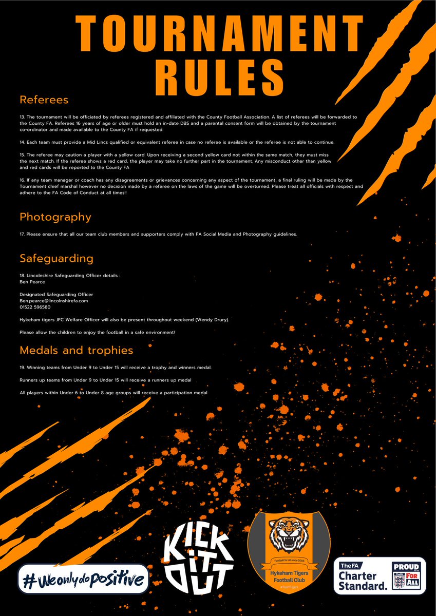 If you are joining us for this summers tournament then please log in to tournify to get access to your fixtures and also be able to track results/tables on your game day.
bit.ly/3KZUOJx