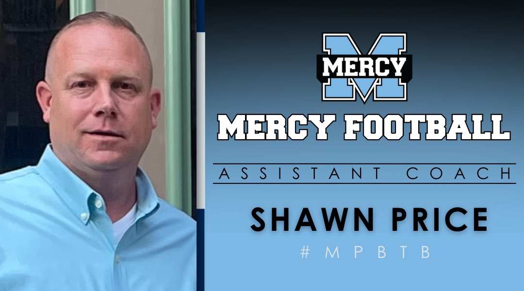 mercyathletics_'s tweet photo. 🧱 Building our staff 🧱 

Welcome Coach Shawn Price! https://t.co/ucSyNlsBJF