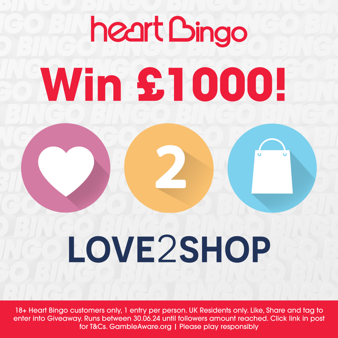 HeartBingo's tweet image. 🌟WIN! 🌟 Happy #WorldSocialMediaDay one lucky winner will win a £1000 Love2Shop voucher! The rules are simple: 

1. Like and share this post 👍
2.  Let&apos;s reach 10,000 page likes to pick a lucky winner❤️

Good luck! 

Full t&amp;amp;c&apos;s: shorturl.at/wMjUD

#worldsocialmediaday #win