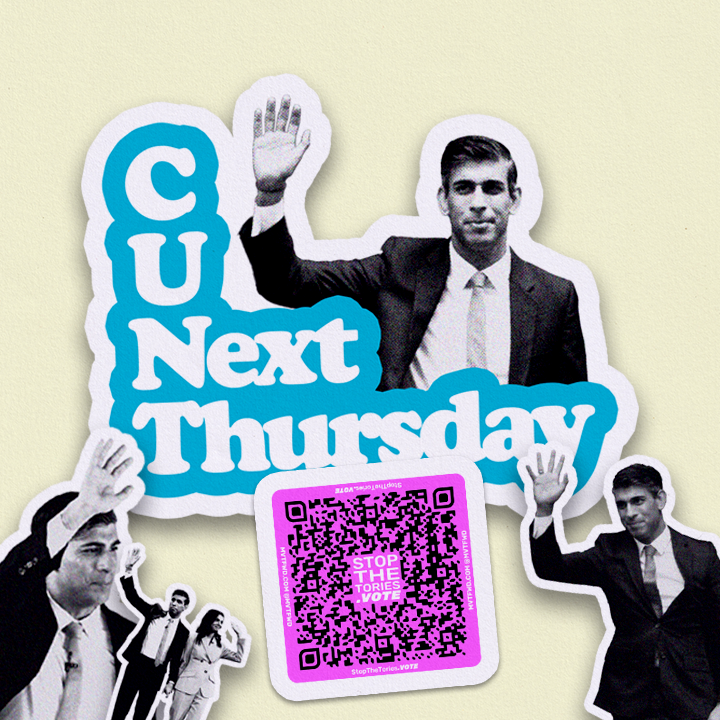 Ta-ta, adios, fuck off
stopthetories.vote