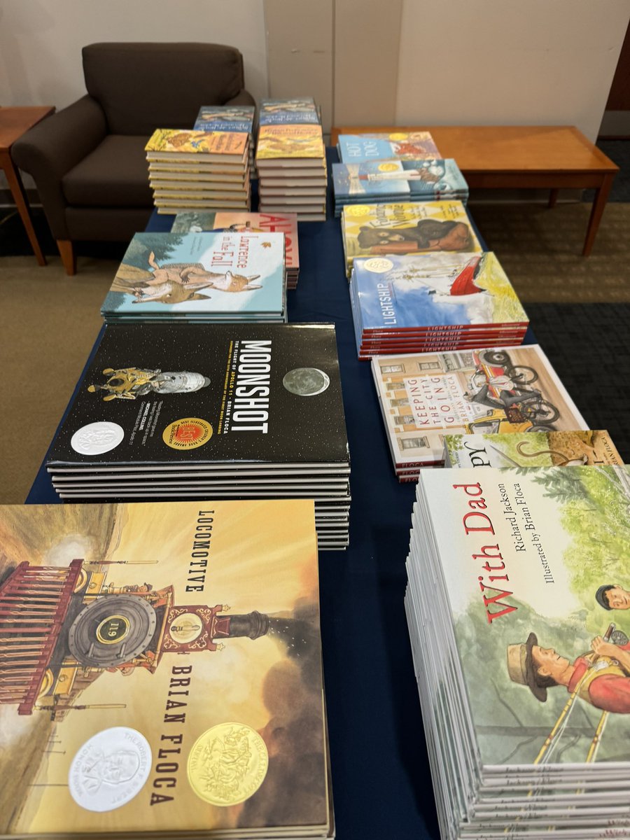Bringing back some great books to share with my fellow Colts from the Children’s Literature Conference at Shenandoah University! <a href="/Colts_CCE/">Creighton's Corner ES</a>