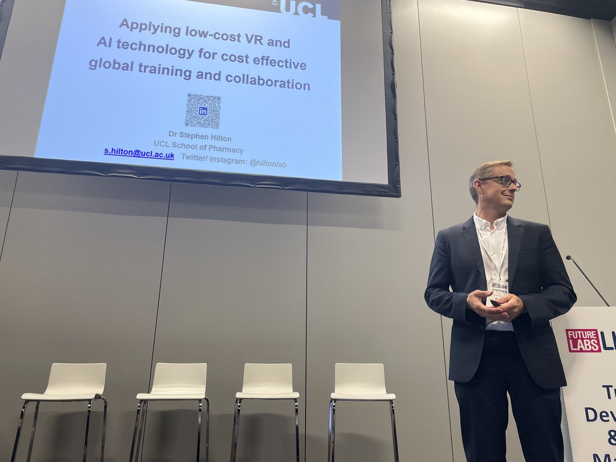 Mae Taylor (@mae_taylor1) on Twitter photo A great talk from <a href="/hiltonlab/">stephen hilton</a> about our journey developing low cost VR and AI solutions for global collaboration and training, today at #FutureLabsLive in Basel 🇨🇭🤖 A great talk from <a href="/hiltonlab/">stephen hilton</a> about our journey developing low cost VR and AI solutions for global collaboration and training, today at #FutureLabsLive in Basel 🇨🇭🤖