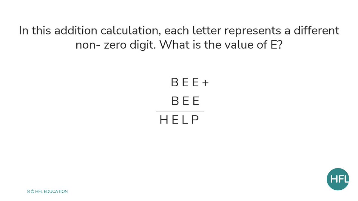 YEAR 6 TEACHERS...
❔Why not try this question with your class?
🧠 Still time to sign up for the online <a href="/HFL_Education/">HFL Education</a> Year 6 maths challenge: hub.hfleducation.org/local/accipio/…
☕️Join us from the comfort of your own school.
🌟Certificates for all!
Another Q later...