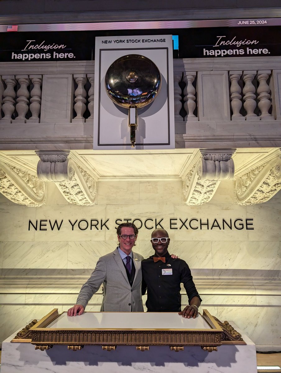 Thank you to the <a href="/NYSE/">NYSE 🏛</a> for including the <a href="/pridefund1/">Pride Fund VC</a> in your first innagural Pride celebration.