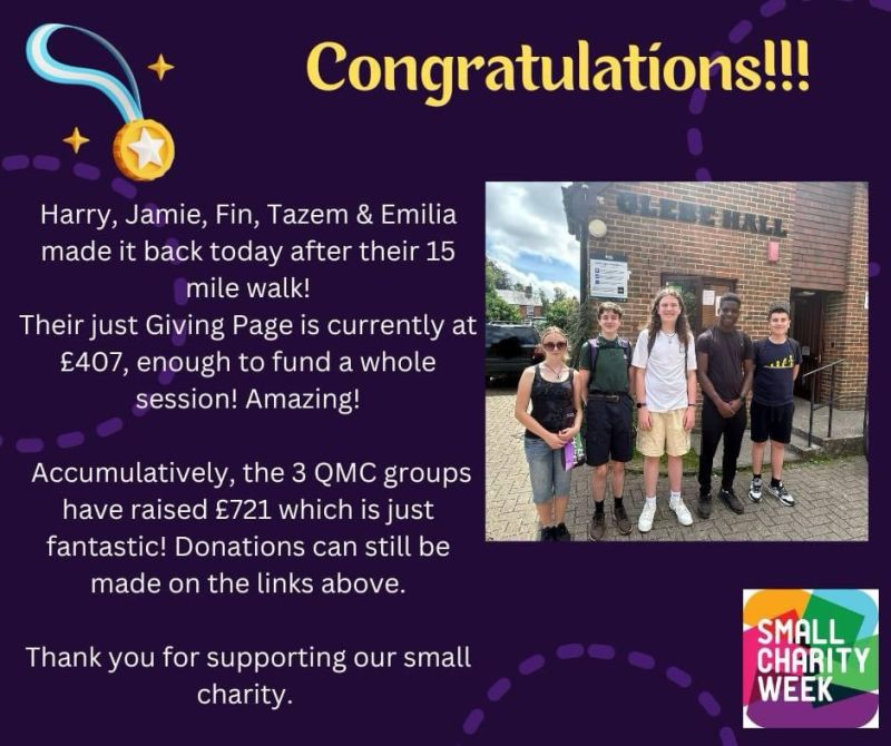 The Camrose Centre Basingstoke (@camrose_centre) on Twitter photo Thank you <a href="/qmcollege/">Queen Mary's College</a> students Harry, Jamie, Fin, Tazem & Emilia for all of your hard work!!
Also to the other QMC groups - we really value all of your support.
#SmallCharityWeek Thank you <a href="/qmcollege/">Queen Mary's College</a> students Harry, Jamie, Fin, Tazem & Emilia for all of your hard work!!
Also to the other QMC groups - we really value all of your support.
#SmallCharityWeek