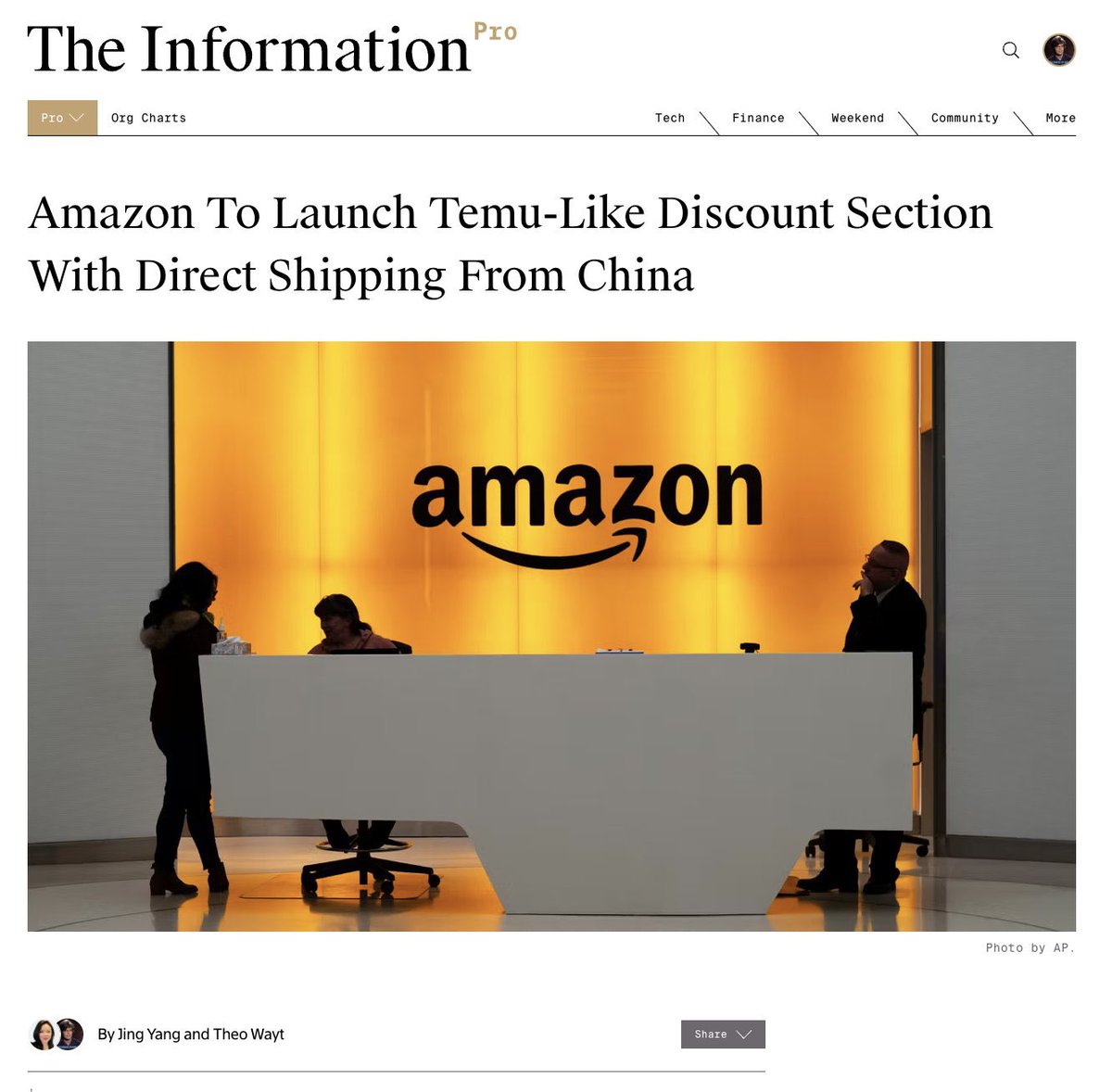 Amazon's coming out with the sub $20 Chinese section of the store... Shipping directly from factories 9-12 day delivery. 
Is this a good thing?