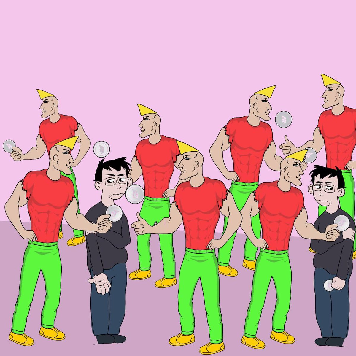 StanNotstan's tweet image. 🚀🌕, my mood for the OG $CHAD 

From meme history to crypto future, $CHAD stands tall. Liquidity burned, CA renounced, and ready to soar. Don't miss out on $CHAD!