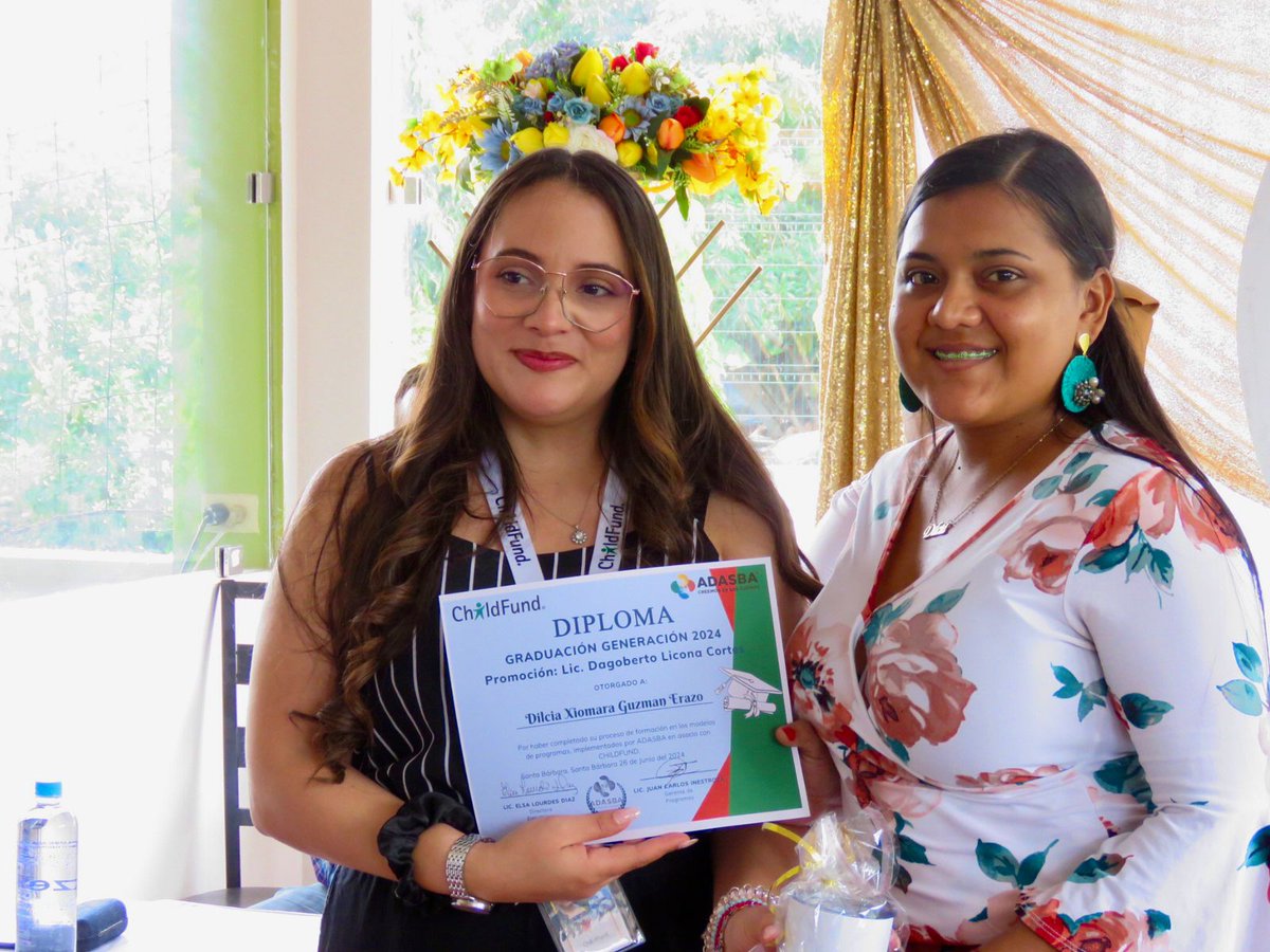 ADASBA en asocio con ChildFund con la participación de autoridades municipales, realiza Evento de Graduación de Jóvenes que han participado en los procesos de formación en el Modelo Programático PACTO.
<a href="/ChildFundHN/">ChildFundHonduras</a> <a href="/ChildFund/">ChildFund</a>