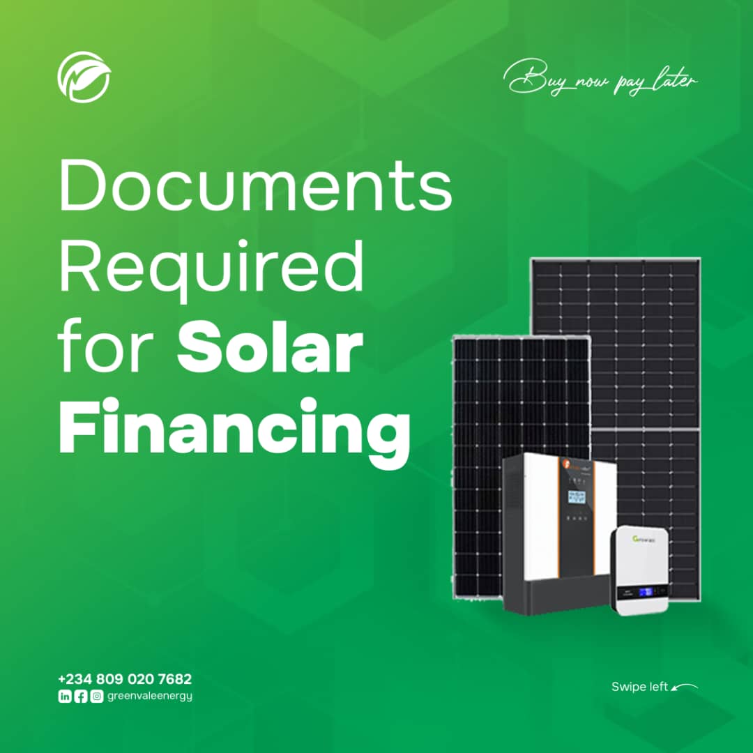 greenvaleenergy's tweet photo. At GreenVale Energy Limited, we have partners who will assist you with getting that installation done in your office,home,factory etc. with a minimum down payment we will install your desired solution while you take your time to pay back. Give us a call on +234 809 020 7682 https://t.co/rNnU02I4ez