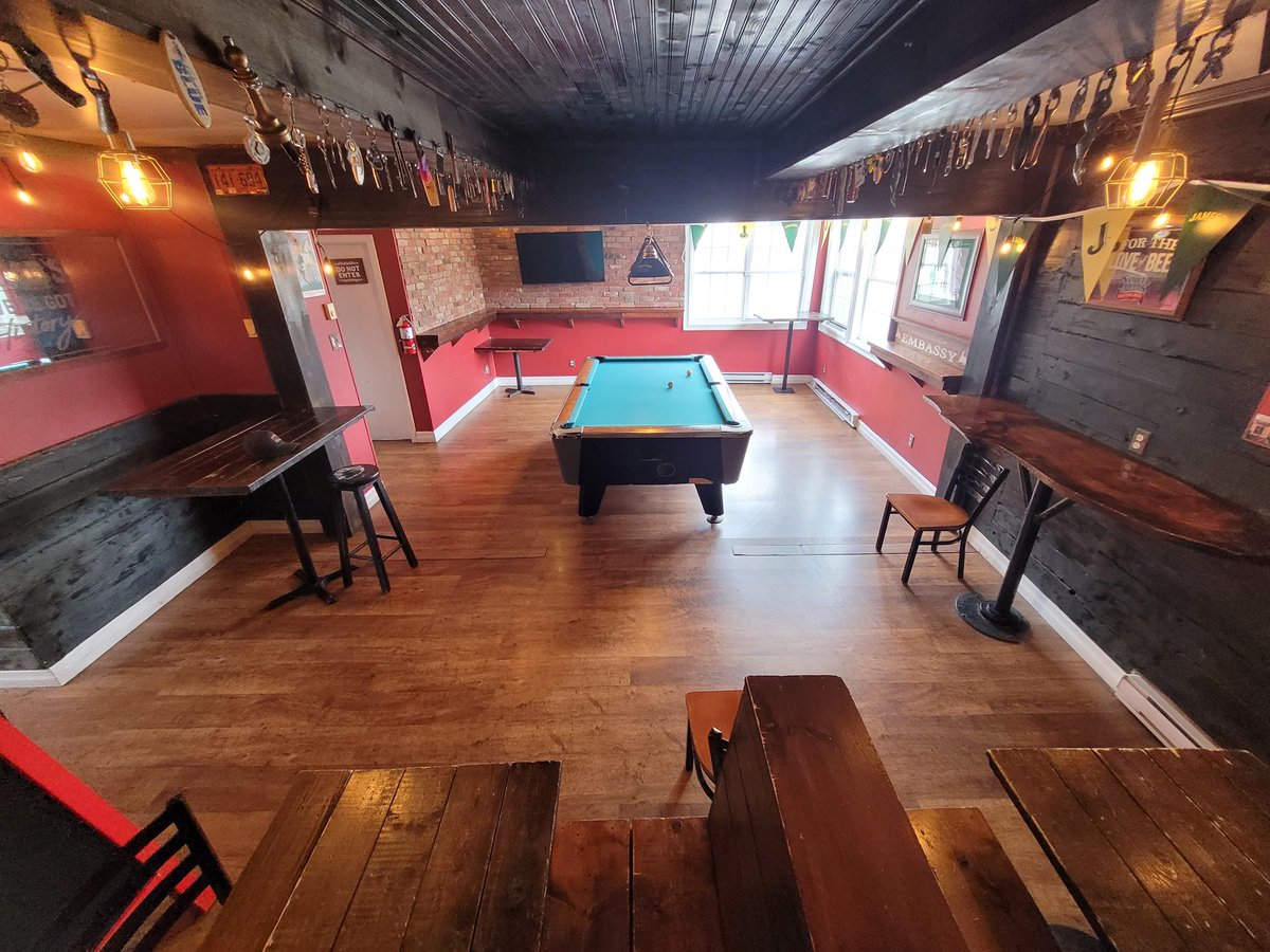 Looking to find a spot for your next corporate event, birthday party or just a good time? 🥳 

We have waived our rental fee for the upstairs pool room! 

Send an email to info@newfoundlandembassy.com and go from there!

Cheers! 🍻