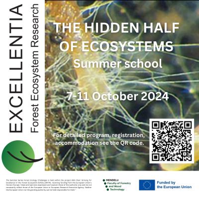 @EXCELLENTIA_HE (@excellentia_he) on Twitter photo 🚨Hidden Half #Summerschool 7-11 Oct. 2024🚨 Joint us in #Brno <a href="/ldf_mendelu/">Lesnická a dřevařská fakulta MENDELU</a> for an intensive, free, fun 5-day course on #roots, #mycorrhiza in #forests. Lectures, field and lab training - and lots of discussion. Registration until 20.08. or full, details excellentia.ldf.mendelu.cz/summer-school 🚨Hidden Half #Summerschool 7-11 Oct. 2024🚨 Joint us in #Brno <a href="/ldf_mendelu/">Lesnická a dřevařská fakulta MENDELU</a> for an intensive, free, fun 5-day course on #roots, #mycorrhiza in #forests. Lectures, field and lab training - and lots of discussion. Registration until 20.08. or full, details excellentia.ldf.mendelu.cz/summer-school