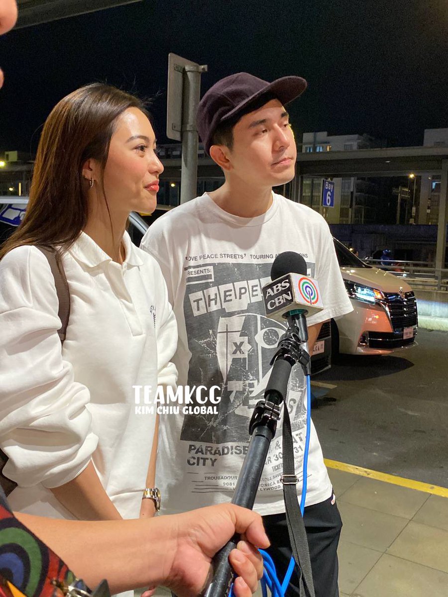 teamKCGofficial's tweet photo. Have a safe flight, KimPau! ✈️🙏🏻♥️

#KimChiu #KimPau @prinsesachinita https://t.co/w1nHHlHQLc
