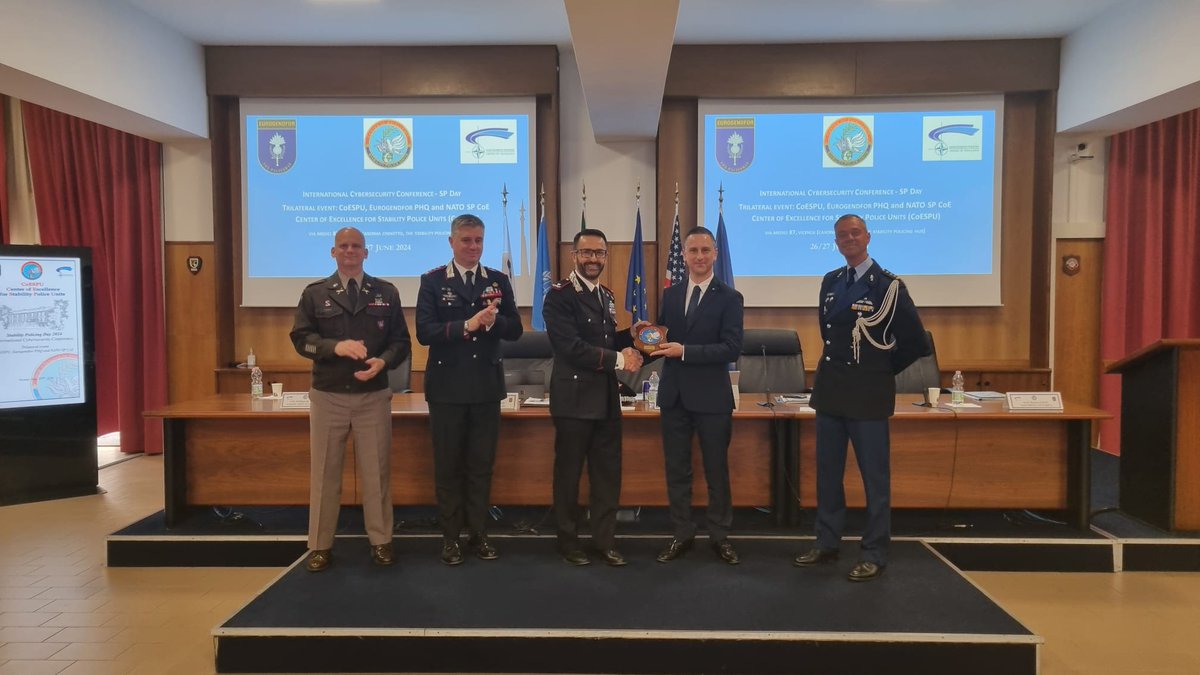 _CoESPU_'s tweet photo. The #StabilityPolicingDay 2024 has come to an end!
A special #Grazie to all the SMEs and participants, both on site and online, who tremendously contributed to the terrific success of the event!
Watch the video here:
📷https://t.co/yeAkjswG7E
#StabilityPolicing4Peace #SPOpenClub https://t.co/4jTnLq1tCf
