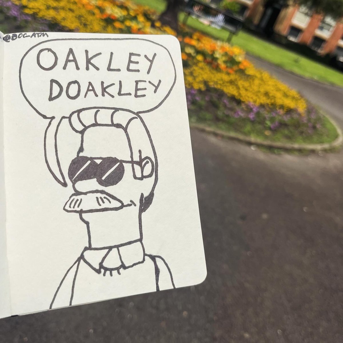 Fourth poster I’ve created in response to today’s <a href="/oneminutebriefs/">One Minute Briefs ⏱️</a> #NationalSunglassesDay Challenge. 😎