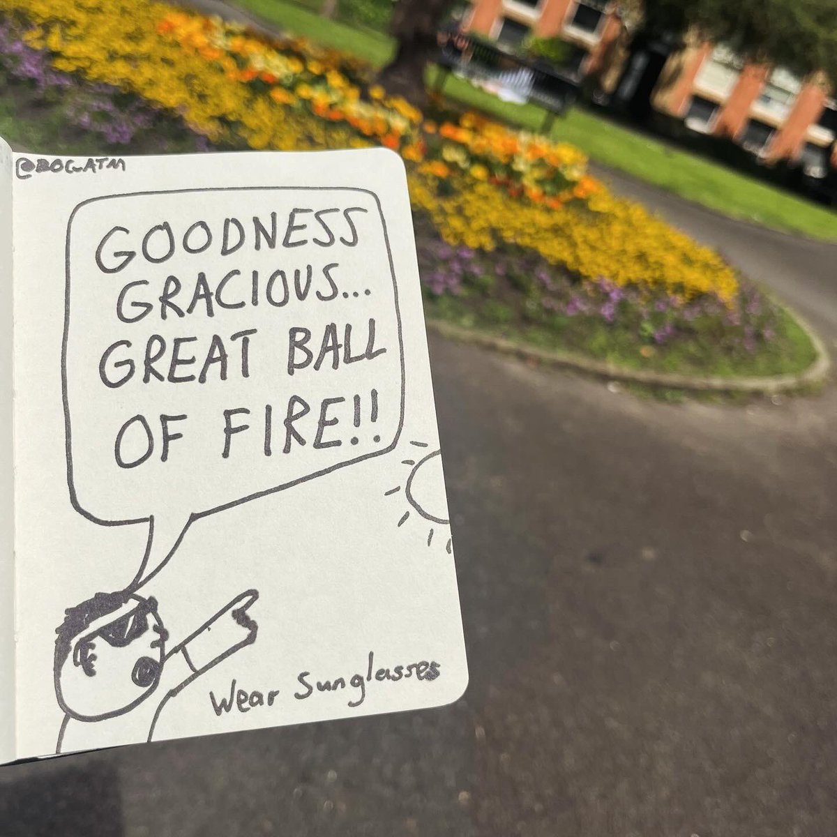 Second poster I’ve created in response to today’s <a href="/oneminutebriefs/">One Minute Briefs ⏱️</a> #NationalSunglassesDay Challenge. 😎