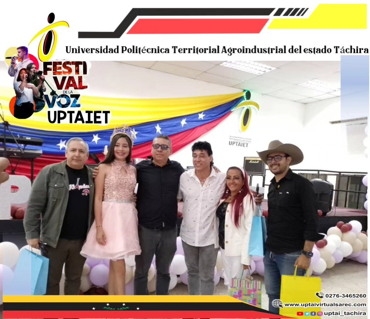 Festival de la Voz Universitaria UPTAIET 

<a href="/sandraoblitasr/">Sandra Oblitas Ruzza</a> 
<a href="/mppeu_ve/">MPPEU_Ve</a> 
<a href="/nicolasmaduro/">Nicolás Maduro</a> 
@freddybernalven