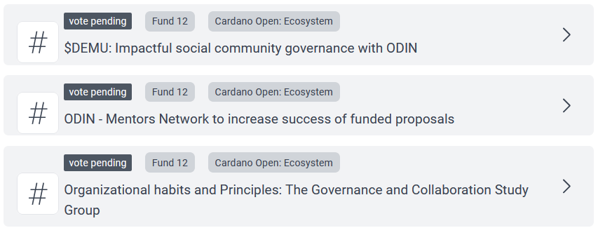 Voting has started!  Please search 'ODIN' in the voting app and consider:  
lidonation.com/sw/proposals/d… 
 and 
lidonation.com/sw/proposals/o… 
and 
lidonation.com/en/proposals/o…