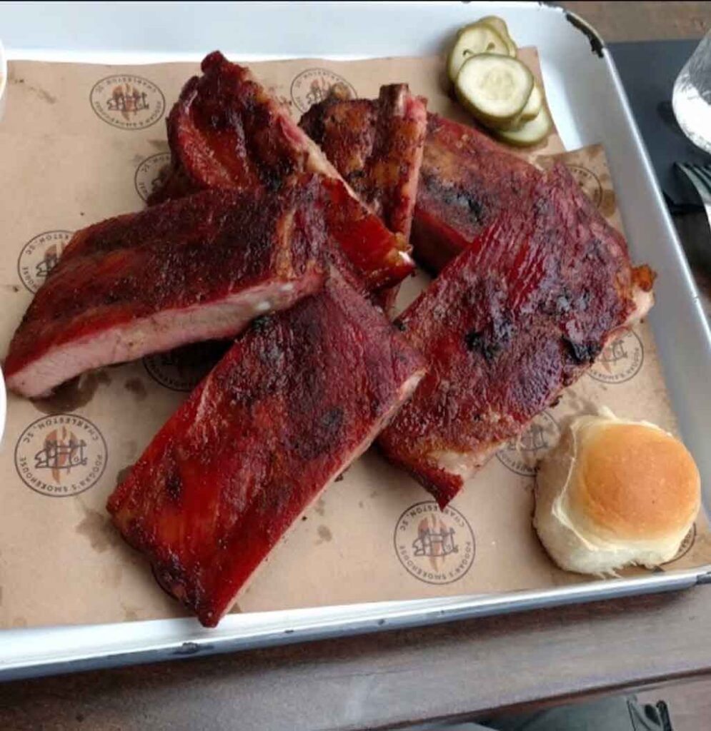 DestinationBBQ's tweet photo. Classically and casually Southern, Poogan’s Smokehouse pays homage to SC BBQ history while not fearing to approach it with a modern and chef-driven approach. Poogan's Smokehouse, A BBQ Restaurant in Downtown Charleston https://t.co/DtYBVBnwDF https://t.co/BI9R3pKk6i