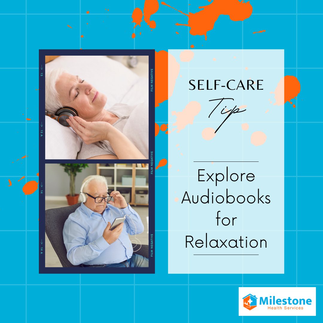 🎧 Audiobooks offer a convenient and enjoyable way to relax while simultaneously expanding your horizons.
#Audiobooks #Seniorstip #Selfcaretip #MilestoneHealth #eldercare #seniors #caregiving #seniorcare #caregivers #homecare #homecarenurse #homecareagency #Ontario #GTA