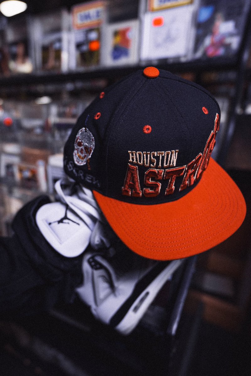 astros's tweet photo. Chopped and Screwed. 

Get your Houston Astros x DJ Screw collection gear while supplies last, available exclusively at the Astros CF Team Store starting at 9am. https://t.co/HaOWH1uCfQ