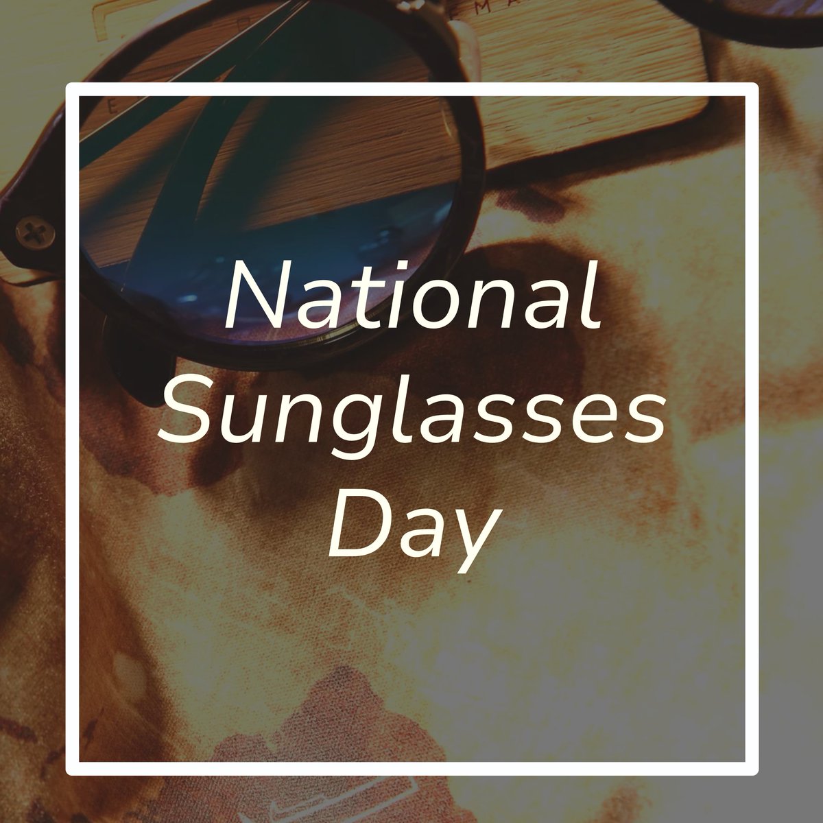 StayAttache's tweet image. Happy National Sunglasses Day! 😎 Put on your favorite shades and show off your unique style while protecting your eyes from the sun's harmful rays. What is your favorite brand of sunglasses?

#NationalSunglassesDay #ProtectYourEyes #SunglassesFashion