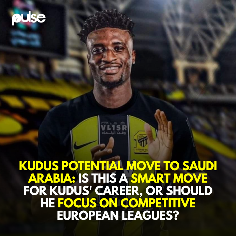 PulseGhana's tweet photo. Should players prioritise financial gain over career development? β½π°
#TalkToPulse https://t.co/iQZiFutbLf