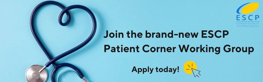 📢 Join the Patient Corner Working Group!

We're looking for enthusiastic young surgeons to help develop valuable resources for #ColorectalSurgery patients.

Apply by July 31 2024!

europeansocietyofcoloproctology.eu/about/council-…

#PatientCare #ColorectalSurgeon