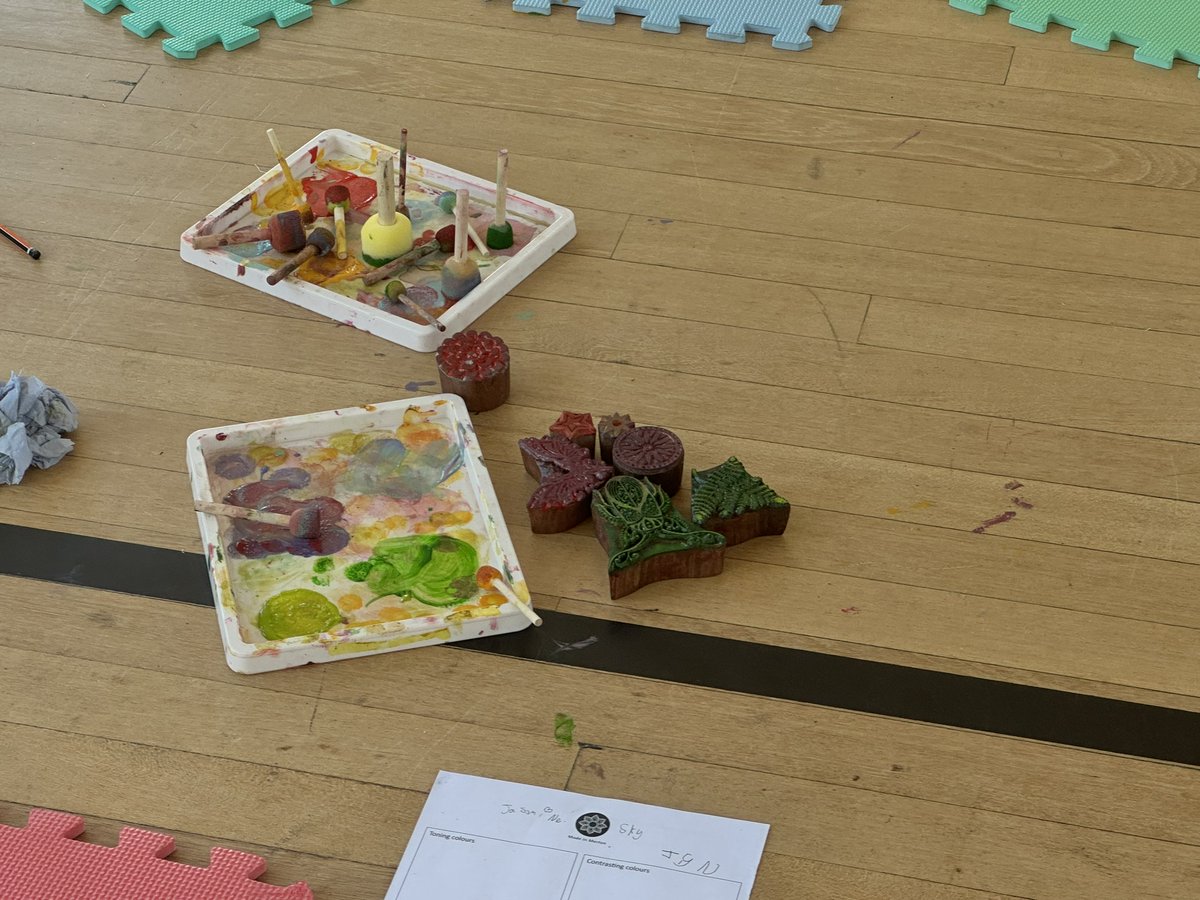 Today <a href="/STOCSch/">STOCSch</a> , the artist Portia -who is part of the Made in Merton collective - lead a block printed workshop with Year 5B. They linked the art workshop to the history of block printing in the borough. The children really enjoyed themselves being creative. <a href="/Made_in_Merton/">Made in Merton</a>