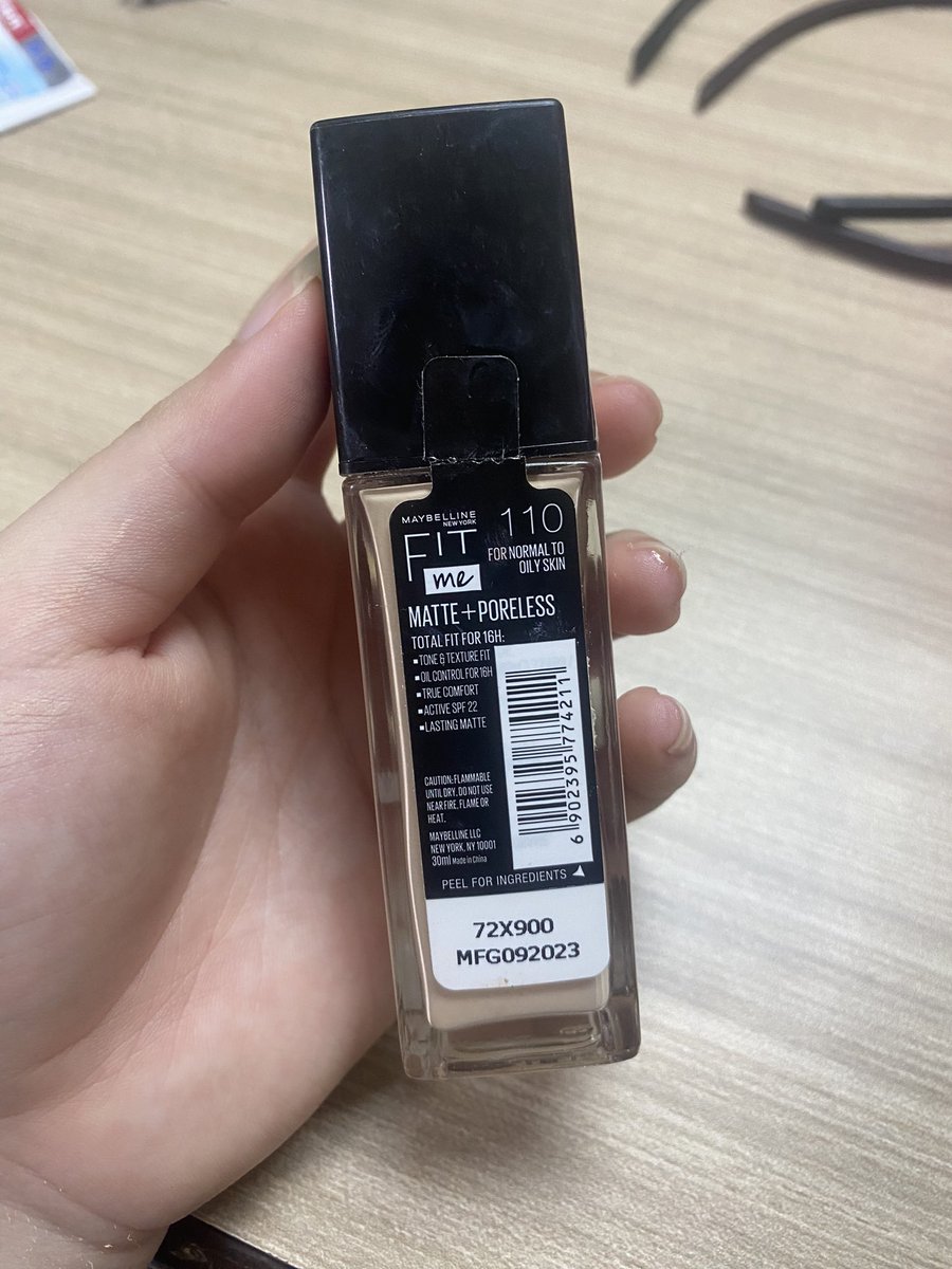 รองพื้น maybelline fit me matte + poreless เบอร์ 110 มือสอง ขายเพราะสีสว่างไป เนื้อดีมากกก กดใช้ไปแค่3-4รอบ

300฿รส.

#ส่งต่อเครื่องสำอางมือสอง