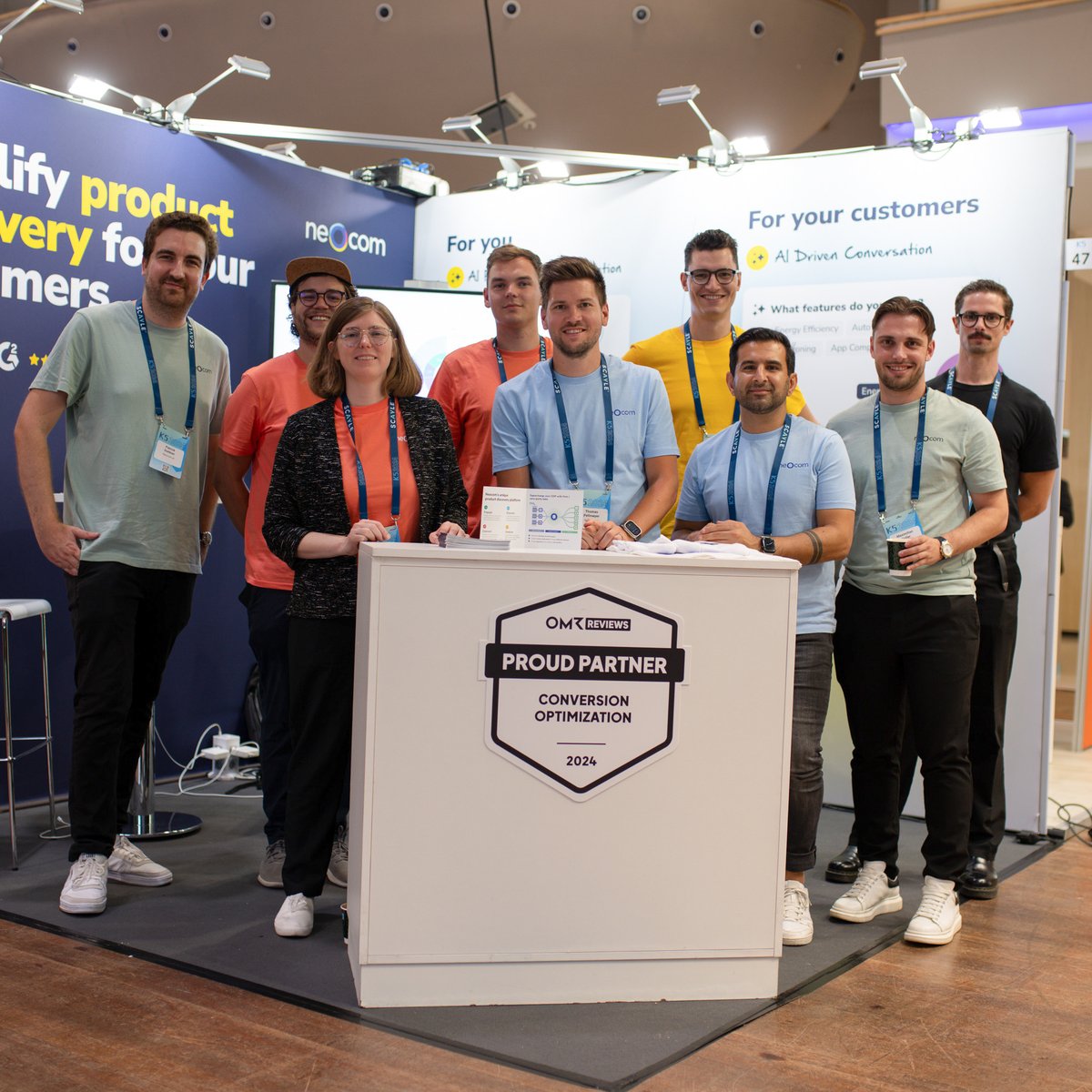 Neocom @ #K52024. #GuidedSelling and #ConversationalCommerce were hot topics and recognized as one of the key developments for the upcoming year. A huge thank you to our amazing partners, the <a href="/k5_futureretail/">K5</a> team and special shoutout to Andres from #Miele for joining on stage.